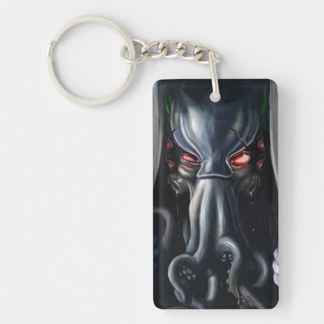 Wishful Thinking v2 : Cthulhu Entering Our World Key Ring (Front)