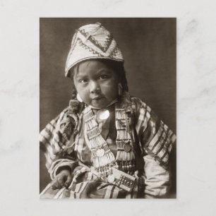 Wishham Indian child Postcard