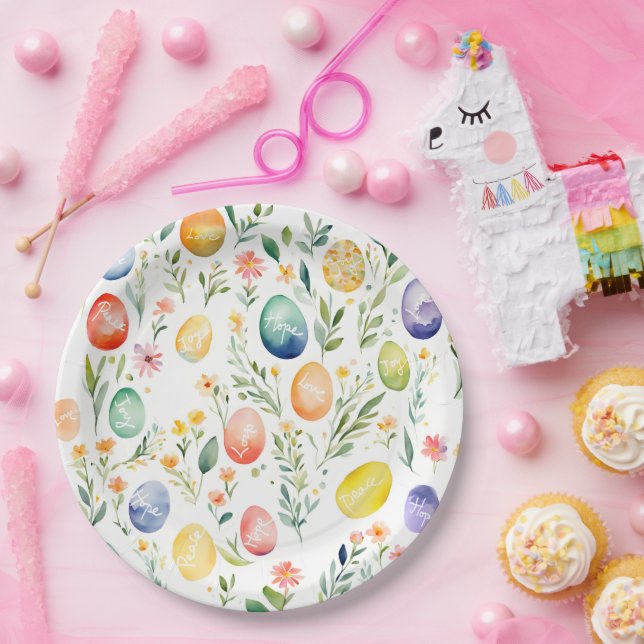 Wishing Easter Paper Plate (Party)
