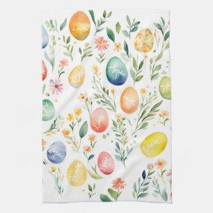 Wishing Easter Tea Towel