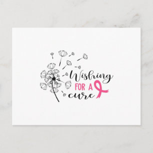 Wishing For A Cure Cancer Postcard
