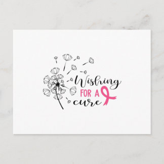 Wishing For A Cure Cancer Postcard