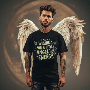 Wishing For a Little Angel Energy, Cute Angel T-Shirt