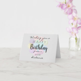 Wishing happy birthday card