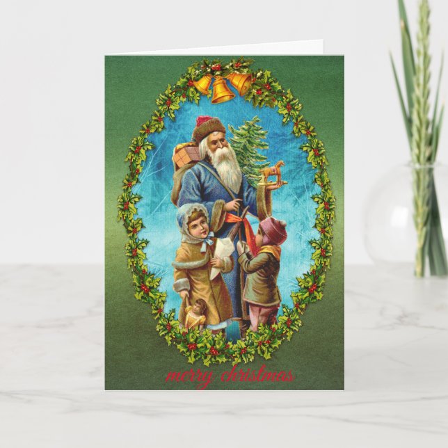 Wishing Happy Holiday Decorative Christmas Tree (Front)