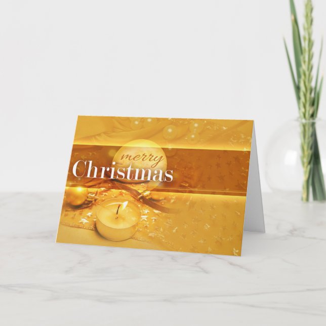 Wishing Happy Holiday Decorative Christmas Tree (Front)