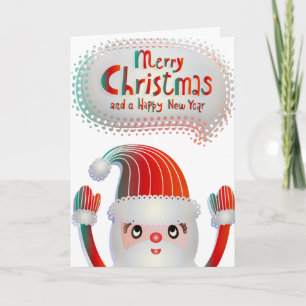 Wishing Happy Holiday Decorative Christmas Tree Card