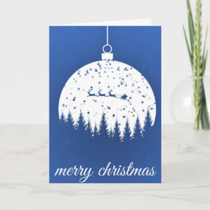 Wishing Happy Holiday Decorative Christmas Tree Card
