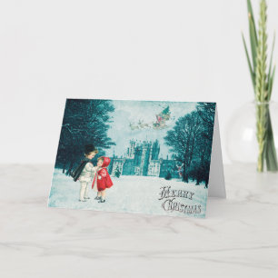 Wishing Happy Holiday Decorative Christmas Tree Card