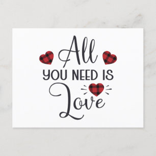 Wishing Happy Valentines Day Postcard