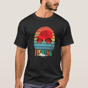 Wishing I Was Fishing Fishing Fun Fishing Retireme T-Shirt