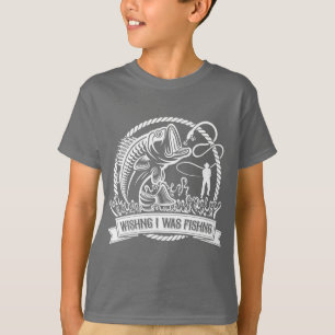 Wishing I Was Fishing T-Shirt