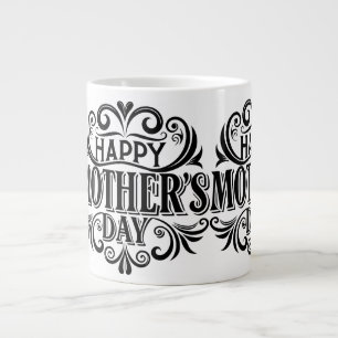 Wishing Mum a Happy Day Large Coffee Mug