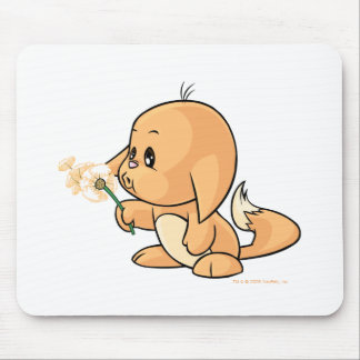 Wishing orange Kacheek Mouse Mat