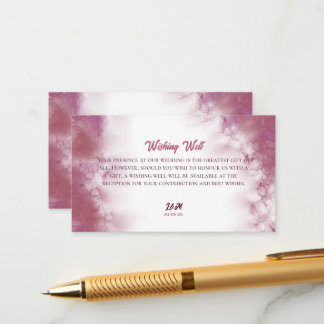 Wishing quotes for attendees and bride groom enclosure card