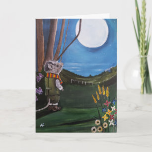 Wishing Upon The Moon Painting by Alfred Fox Card