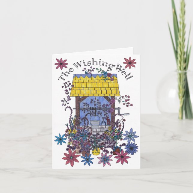 Wishing Well 2 - Get Well Card (Front)