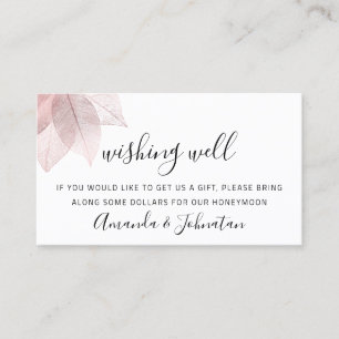 Wishing Well For Wedding Invitation Rose SIMPLY