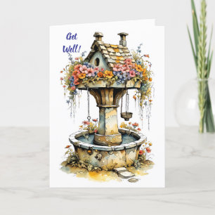 WISHING WELL GET WELL CARD