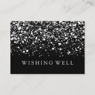 Wishing Well Silver Midnight Glam Enclosure Card