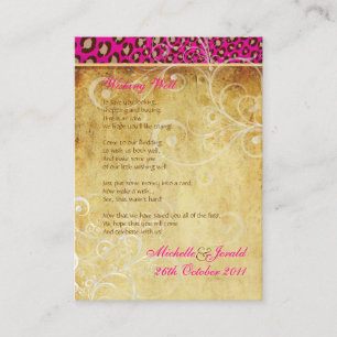 Wishing Well! Vintage (Chubby Business Cards) Enclosure Card