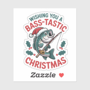 Wishing You a Bass-tastic Christmas Fishing Fisher