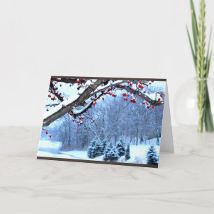Wishing You A Beautiful Christmas Season Holiday Card