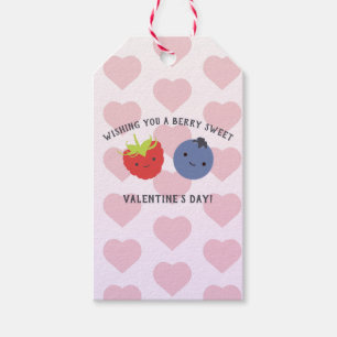 Wishing You A Berry Sweet Valentine's Day Gift Tags