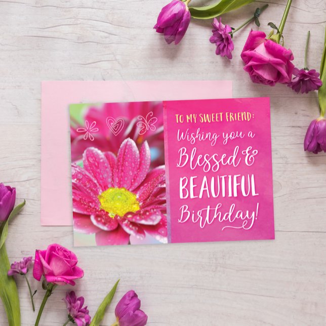 Wishing you a Blessed & Beautiful Birthday Card (Creator Uploaded)