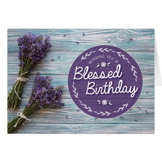 Wishing you a Blessed Birthday (Front Horizontal)