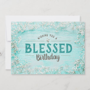 Wishing you a BLESSED Birthday! Card