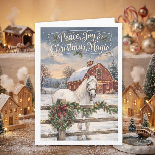 Wishing You a Country Christmas Card