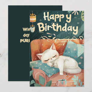 Wishing You a Day Filled With PURRTH-day Love
