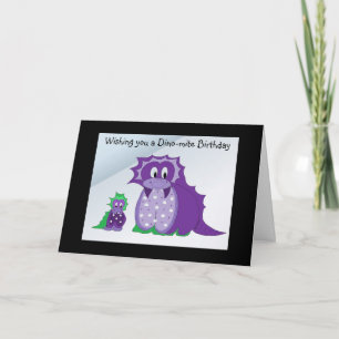 Wishing you a Dino-mite ... Card