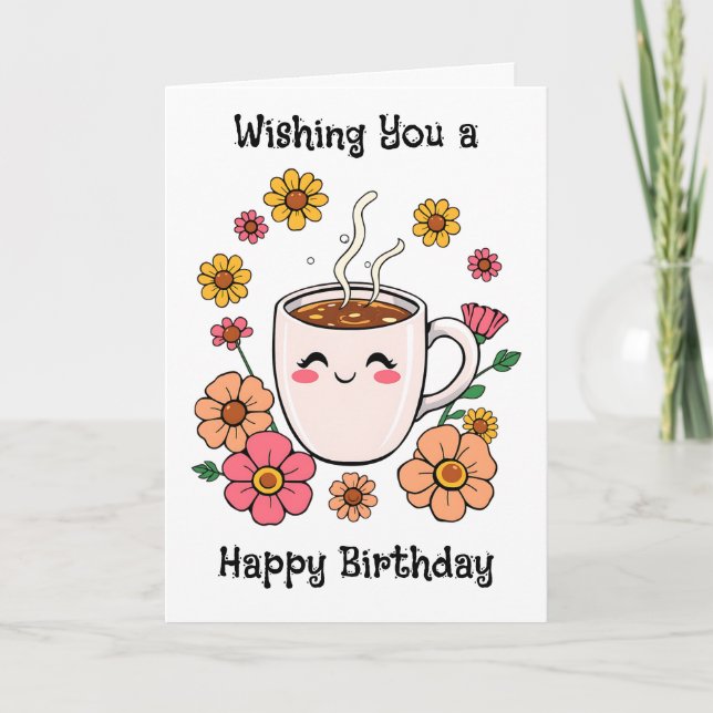 Wishing You a Happy Birthday Card (Front)