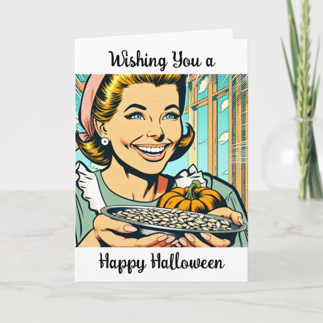 Wishing You a Happy Halloween   Holiday Card (Front)