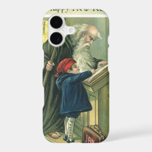 Wishing You a Happy New Year, Vintage Father Time 