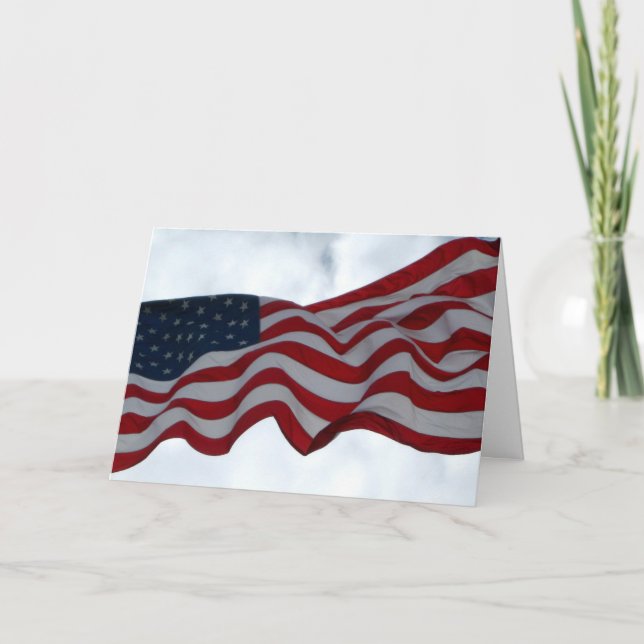 Wishing you a Happy Veterans Day Greeting Card (Front)