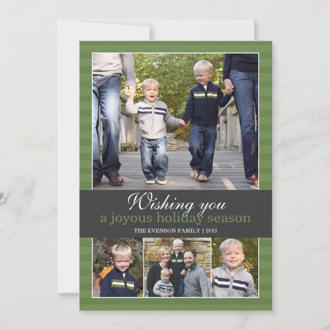 Wishing you a joyous holiday season | 5x7 | Flat (Front)