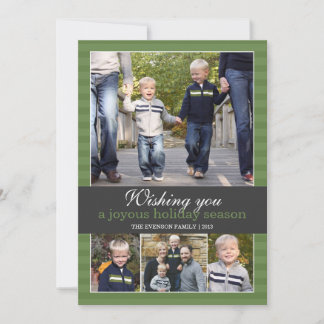 Wishing you a joyous holiday season | 5x7 | Flat