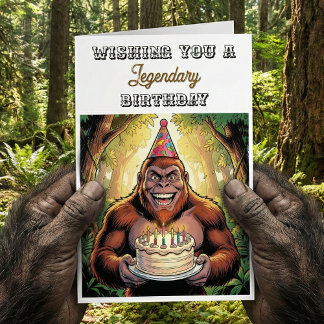 Wishing You a Legendary Birthday Card