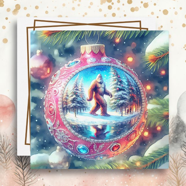 Wishing you a Legendary Christmas Bigfoot Holiday Card (Creator Uploaded)