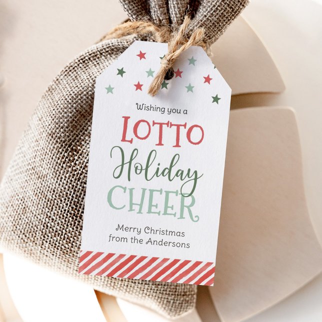 Wishing You a Lotto Holiday Cheer Christmas Tag (Creator Uploaded)