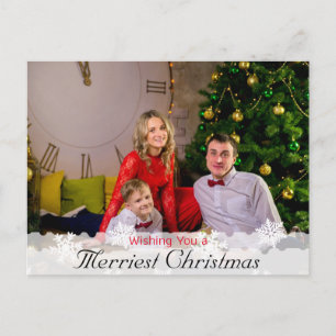 Wishing you a Merriest Christmas  Postcard