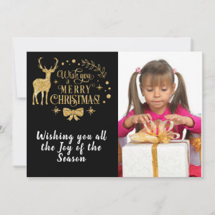 Wishing You A Merry Christmas/2-Sided Photo Card