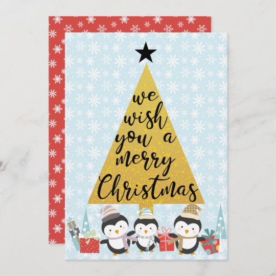 Wishing You A Merry Christmas | Family Photo Holiday Card | Zazzle.co.uk