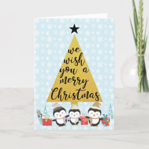 Wishing You A Merry Christmas   Family Photo Holiday Card
