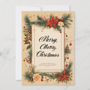 "Wishing You a Merry Christmas Filled with Love an Holiday Card