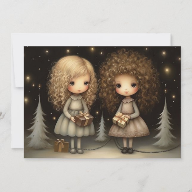 Wishing You a Merry Christmas Holiday Card (Front)