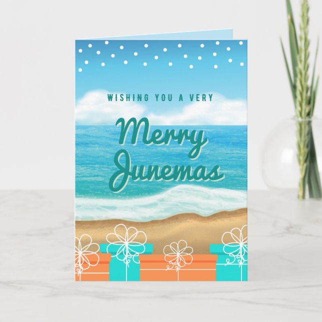 Wishing You a Merry Junemas Card (Front)